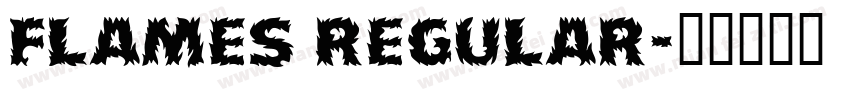 Flames Regular字体转换
